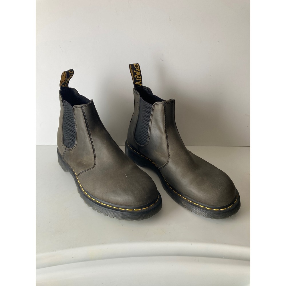 Dr. Martens Chelsea Boots Mens 12 US Gaucho Crazy Horse Brown Leather 2976